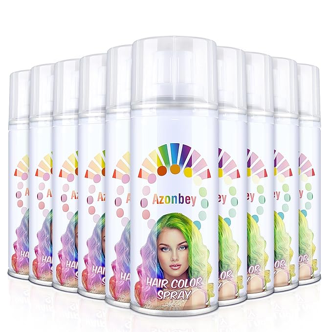 Halloween Hair Spray,Temporary Hair Color Spray for Women Kids Men,Washable Hairspray,Colored Hair Spray,Color Hairspray for Halloween,Party,Cosplay,Christmas Day (01#Blue)