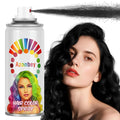 Halloween Hair Spray,Temporary Hair Color Spray for Women Kids Men,Washable Hairspray,Colored Hair Spray,Color Hairspray for Halloween,Party,Cosplay,Christmas Day (#Black)
