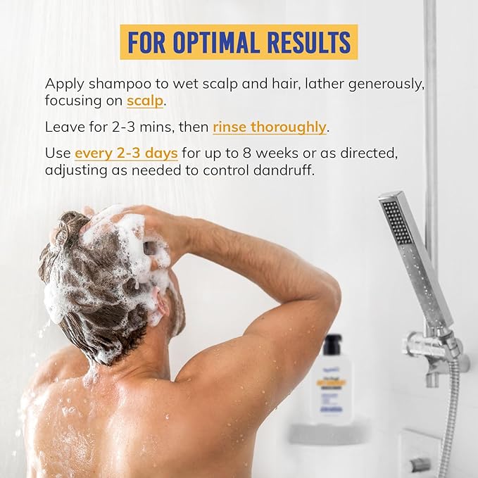 Seborrheic Dermatitis Folliculitis Dandruff Shampoo - Anti Fungal Medicated Shampoo for Healthy Scalp with Selenium Sulfide & Botanical Extracts - Flakes Itchy and Oily Scalp Relief Stop Hair Loss