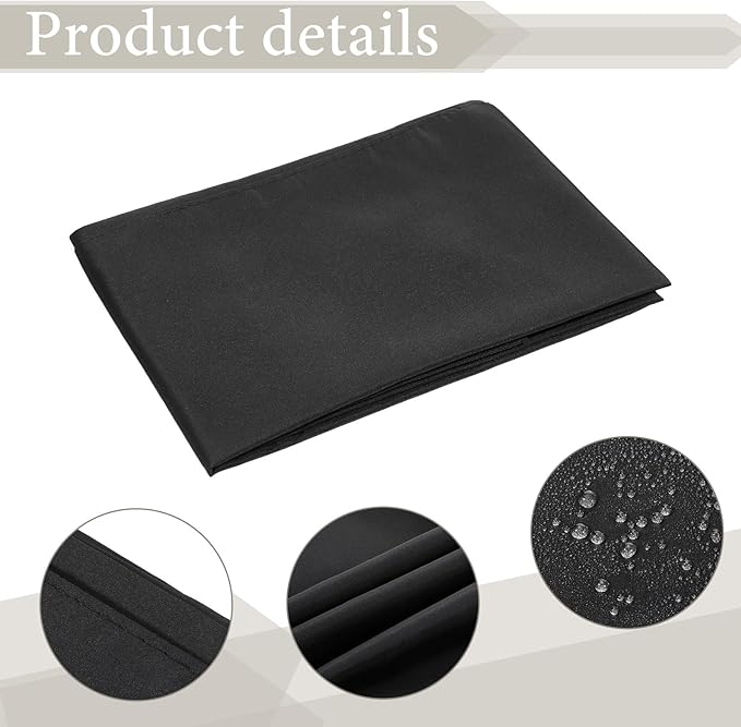 6 Pack Black Waterproof Hair Salon Cape Large Hair Cutting Salon Cape with Metal Snap Closure Haircut Apron for Women Men Hairstylists,Black