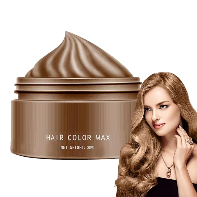 Hair Color Wax - 30ml Temporary Washable Hair Dye, Style and Color Easily for Women Men Teens and Kids, Styling Cream for Parties Cosplay Halloween, Vibrant Fun Colors Easy to Apply Wash