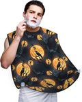 Men's Shaving Accessory Full Moon Black Crow Raven Bird, Waterproof Beard Apron with Hair Catcher & Suction Cups