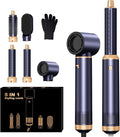 5 in 1 Hair Dryer Brush, Negative Ion Blow Dryer Brush Set Upgrade Hot Air Brush Air Styler Curling Wrap Air Curler, Curling Iron Hair Styling Tools As A Gift for Straight/Curl/Drying/Smoothing
