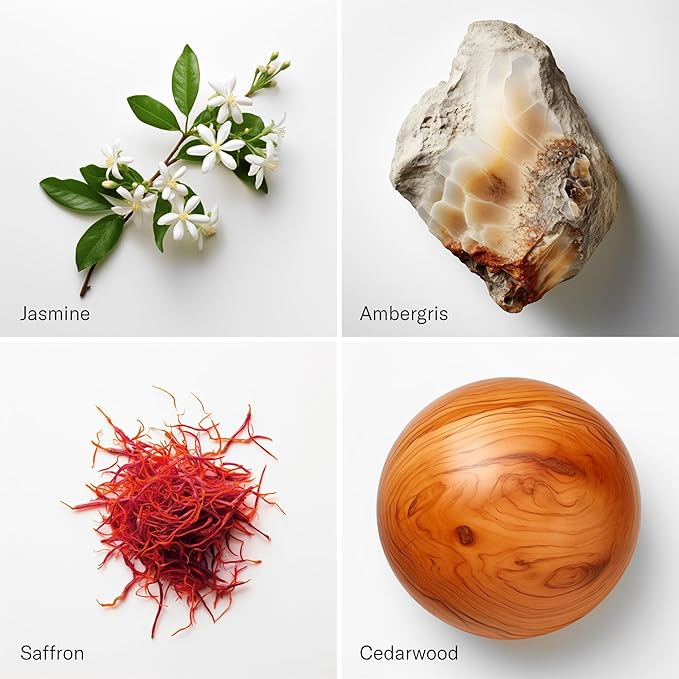 AromaTech Santal & Love Affair Set | Aroma Diffuser Essential Oils Blend of Santal Cardamom, Papyrus, Musk | Love Affair Jasmin, Saffron, Cedar, Ambergris - 120 Milliliter