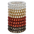 JessLab Spiral Hair Ties for Women, 10-Pack Traceless No-Damage Ponytail Holders, Coils Hair Bands for Girls, Assorted Colors