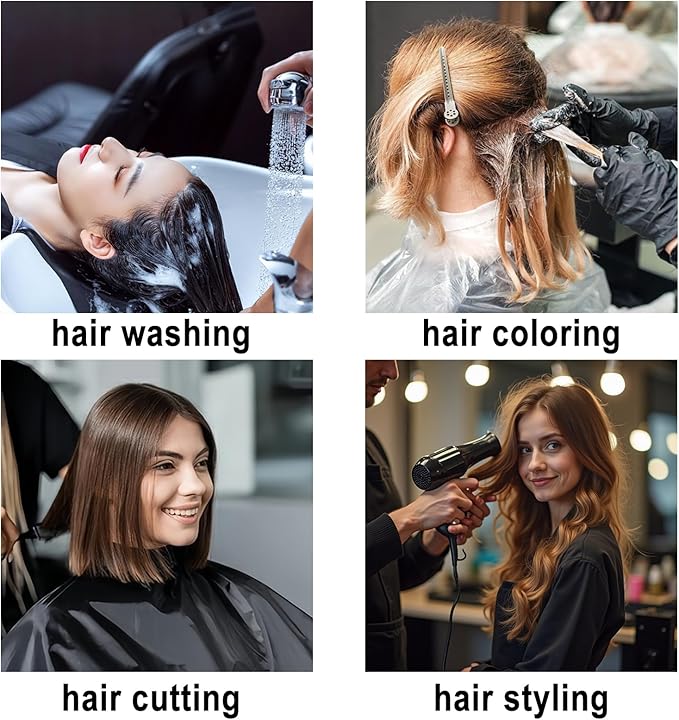 Hair Dye Capes Wraps for Women Waterproof Hair Color Capes for Hairstylists