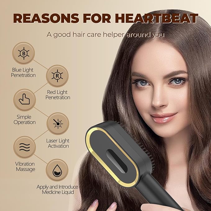 Laser Therapy Hair Growth Comb - Handheld Growth Comb, Promote Growth - HAIR COMB