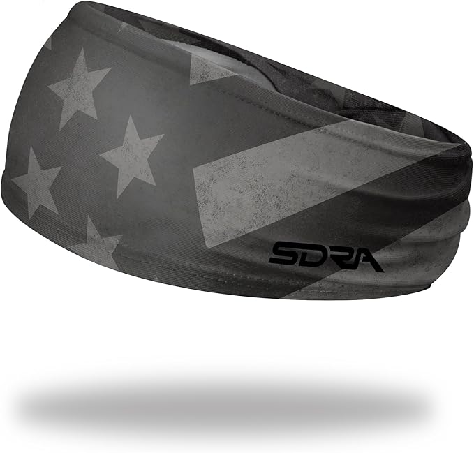 Suddora Country Flag Headbands, Wide National Flag Headbands for Sports Events, Non-Slip Fabric Sweatbands for Soccer, Tennis, Workout, Costume
