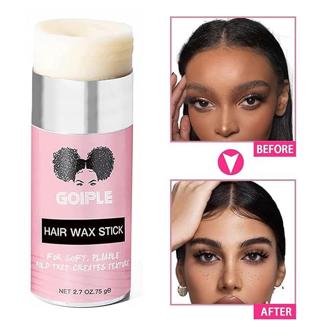 Lace Wig Glue Kit Lace Front Glue Kit for Wigs, Strong Hold Adhesive for Wigs and Hair Systems Invisible Bonding, Adhesive, Wig Remover, Hair Wax Stick, Edge Band, Razor & HD Wig Cap