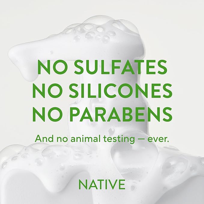 Native Shampoo and Conditioner Contain Naturally Derived Ingredients | All Hair Type Color & Treated From Fine to Dry Damaged, Sulfate & Dye Free - Cucumber & Mint, 16.5 fl oz each (2 pack)