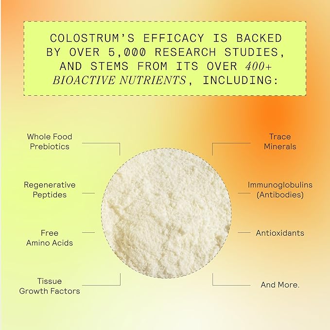ARMRA Colostrum™ Powder | Vine Watermelon | Gut Health & Bloating | Skin & Hair | Immunity | Keto, Gluten & Fat-Free | 90 Servings