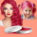 Red Hair Color Wax Washable, Temporary Hair Color Dye for Kids, Natural Instant Color Wax Hairstyle Cream Hair Pomades for Women & Men Party Cosplay Halloween, Gifts for Teens