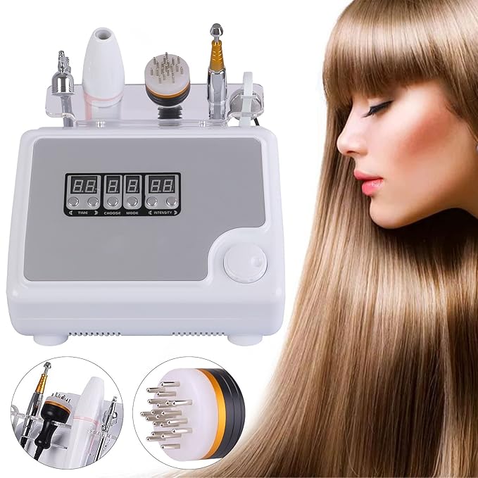 Digital Microcurrent Scalp Care Prevention of Hair Loss Treatment Machine, Hair Growth, Comb for Scalp Care, Home & Salon