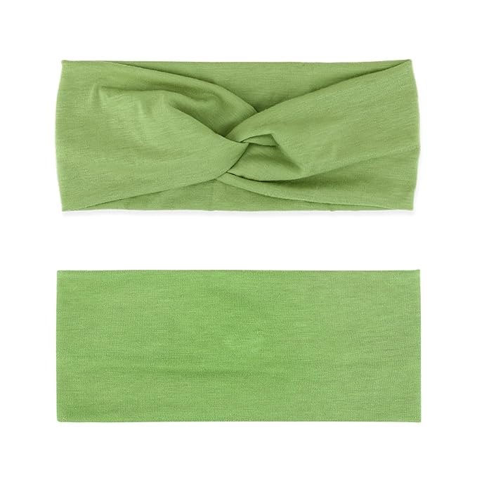 DRESHOW Headbands for Women Girls Vintage Headband Knotted Headwraps Criss Cross Hair Bands Accessories