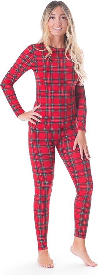 Rocky Thermal Underwear Women Long Johns Womens Thermals Top Bottom Set Fleece Lined Under Wear Clothes Base Layer Thermals