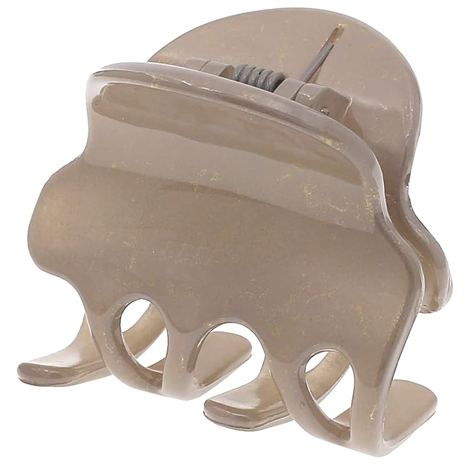 Camila Paris CP3126 French Hair Clip for Women, Small Beige Girls Hair Claw Clips Fashion Durable Hair Accessories for Women, Luxury Ladies Strong Hold No Slip Grip Clamp, Made in France