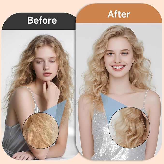 Rice Water Hair Growth Shampoo, Enhances Hair Luster, Suitable for Thinning Hair and Hair Loss, Promotes Hair Regrowth-10.15 FL.OZ