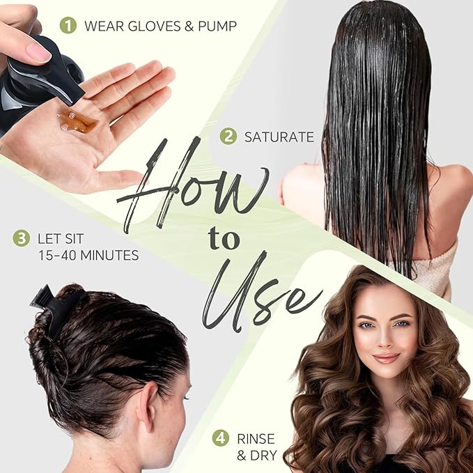 Hair Dye Shampoo 3 in 1, Instant Natural Hair Color Shampoo Hair Dye for Women & Men Coffee, Root Touch Up & Easy To Use & Lasts 3-4 Weeks & All Hair Types, 16.9 fl.oz