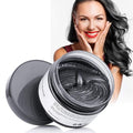 Hair Wax Color, Black, Hair Wax Dye Hair Styling Clay 4.23 oz - Easy Washout Black Hair Color Wax for Halloween Party, Cosplay