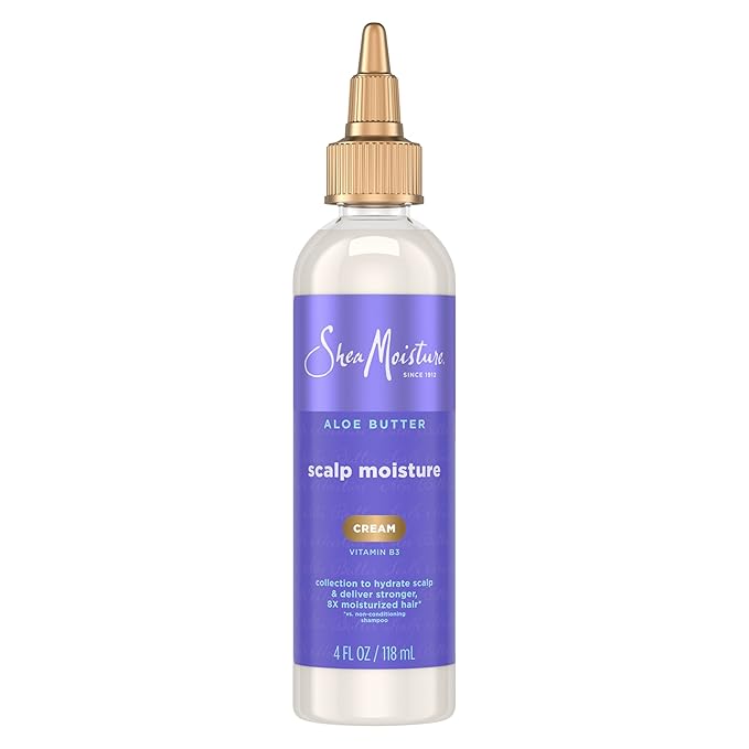 SheaMoisture Hair Cream Aloe Butter & Vitamin B3 With A Boost Of Hydration To Hydrate Scalp + Moisturized Hair 4oz