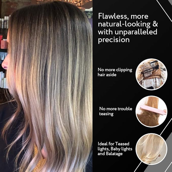Authentic Cooboard Balayage Board with Teeth | Original Highlighting Paddle from The Maker of Cooboard Hair Highlighting Kit | Easy to Clean, Sturdy, Lightweight (Cooboard Green)