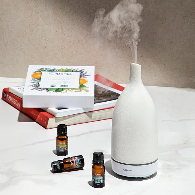 Cliganic Organic Frankincense Essential Oil - 100% Pure Natural for Aromatherapy Diffuser | Non-GMO Verified (Packaging May Vary)