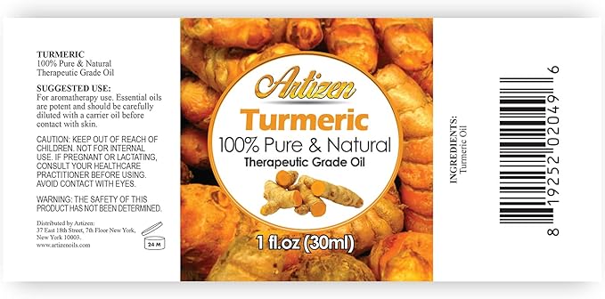 Artizen 30ml Oils - Turmeric Essential Oil - 1 Fluid Ounce