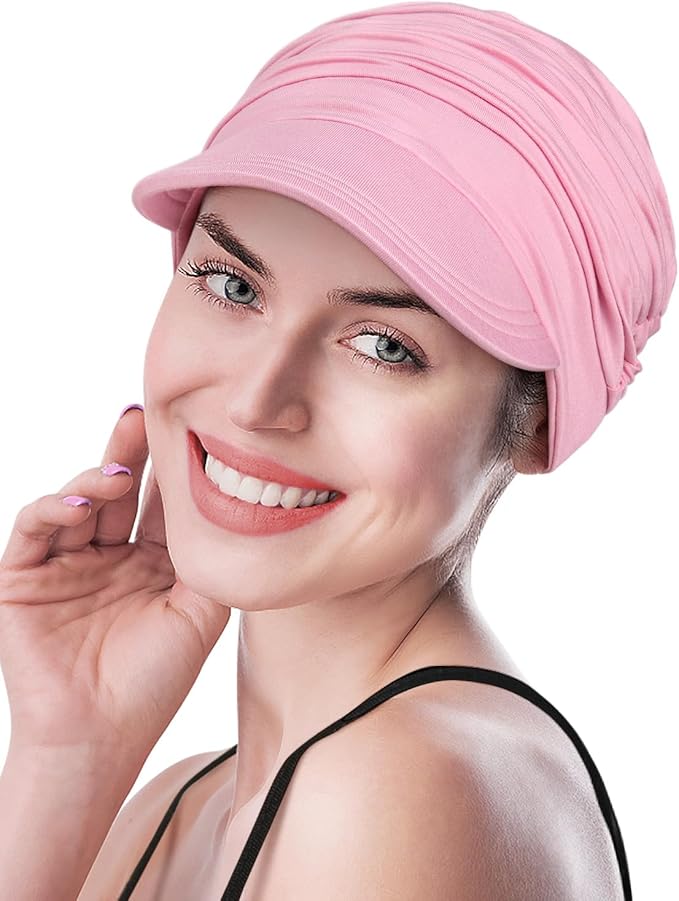 Soft Bamboo Baseball Cap for Chemo Women