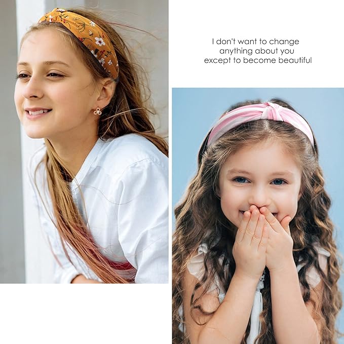 VELSCRUN Hairband - 12 Pack Wide Knotted Headbands for Women - Elastic Turban Boho Bandeau Hair Accessories for Washing Face, Yoga, Running, Hiking, Party, Traveling, Shopping