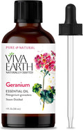 Geranium Essential Oil – Steam-Distilled, Pure & Natural, Long-Lasting Floral Aroma for Skin, Hair, Aromatherapy, DIY Beauty, Soap & Candle Making, 1 fl oz