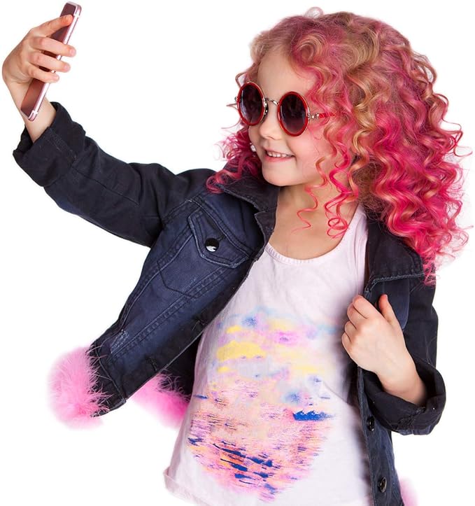 Desire Deluxe - Girls Gifts Hair Chalk 10 Temporary Non-Toxic Easy Washable Hair Dye Colourful Pens