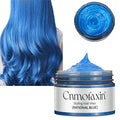 Temporary Hair Color Wax,Instant Hairstyle Cream,Hair Pomades Hairstyle Wax for Party Cosplay Easy Cleaning 4.23 oz (Blue)