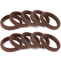 100PCS Brown Hair Ties for Women, Large Ponytail Holders for Thick Hair No Crease, Elastic Hair Bands No Damage, by BAOLI