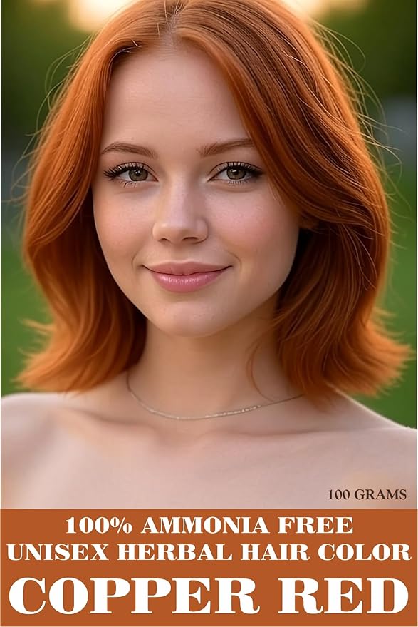 FUEL THE ARMY® 80% Natural Hair Dye 100 Grams (Copper Red)