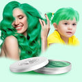 Green Hair Color Wax Washable, Temporary Hair Color Dye for Kids, Natural Instant Color Wax Hairstyle Cream Hair Pomades for Women & Men Party Cosplay Halloween, Gifts for Teens