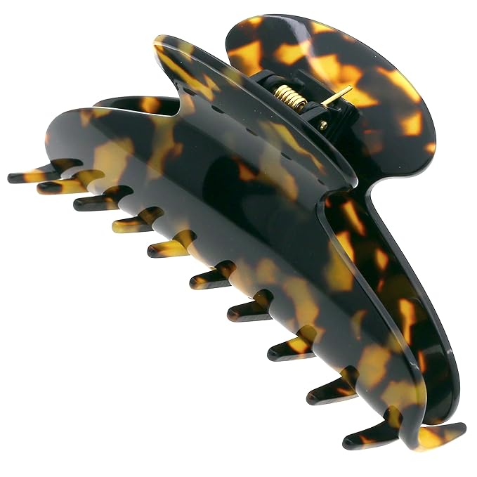 Camila Paris CP3030 French Hair Clip for Women Thick Hair for Long Curly Wavy Hair, Handmade Tokyo, Girls Hair Claw Clips, Durable Styling Big Claw Clip for Thick Hair, Strong Hold Grip Made in France