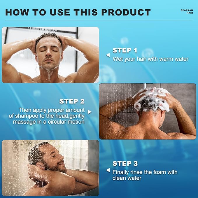 Root Activator Shampoo for Men- Strengthening & Smoothing System for Thinning and Gray Hair - Adds Volume & Nourishes Strands - Men & Women