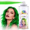 Halloween Hair Spray,Temporary Hair Color Spray for Women Kids Men,Washable Hairspray,Colored Hair Spray,Color Hairspray for Halloween,Party,Cosplay,Christmas Day (02#Green)