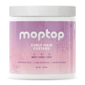 MopTop Curly Hair Gel Custard - Styling Gel for Moisturizing and Defining Soft Curls, Lightweight and Anti Frizz, Curly Hair Products for Waves, Coils & Kinks (Citrus Kumquat, 8oz)