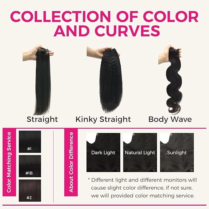 Lashey Clip in Hair Extensions Real Human Hair, Body Wave Hair Natural Black #1B 7pcs 120g 22 Inch Clip in Hair Extensions Remy Human Hair with Lace Weft