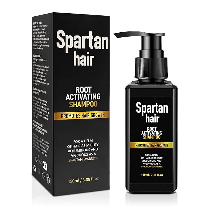 Root Activator Shampoo for Men- Strengthening & Smoothing System for Thinning and Gray Hair - Adds Volume & Nourishes Strands - Men & Women