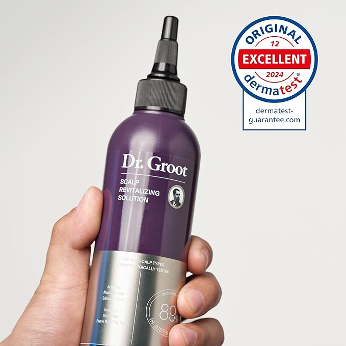 Dr. Groot Miracle in Shower Moisturizing Treatment for Hair Loss, Korean Hair Care Rinse, Rosemary Oil for Smooth, Healthier-Looking Hair in 5 Seconds, Scalp Revitalizing Solution