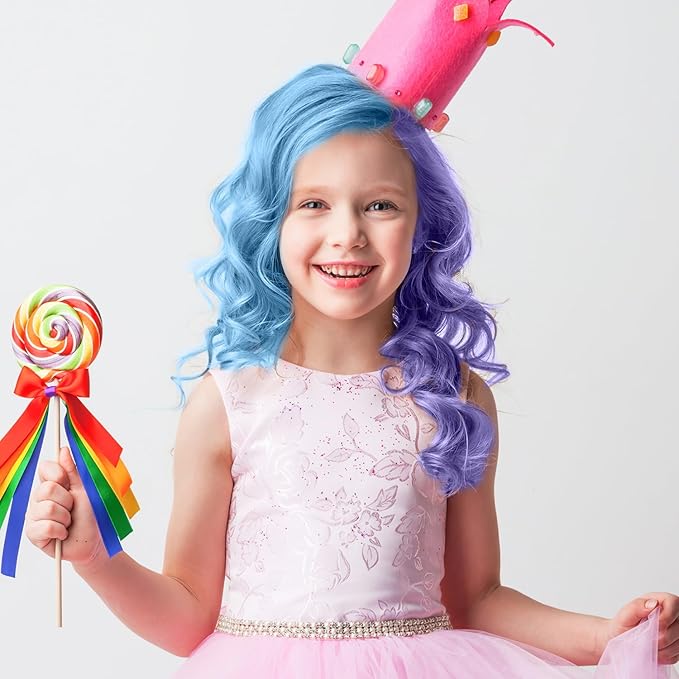 Hair Chalk for Girls-New Hair Chalk Comb Temporary Bright Washable Hair Color Dye for Kids,Washable Hair Chalk for Girls Age 4 5 6 7 8 9 10 New Year Birthday Cosplay DIY, Halloween, Christmas
