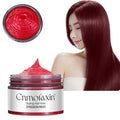 Red Temporary Hair Color Wax,Hair Wax Color,Washable Gray Hair Dye for Men & Women,for Party,Cosplay & Daily 4.23 oz