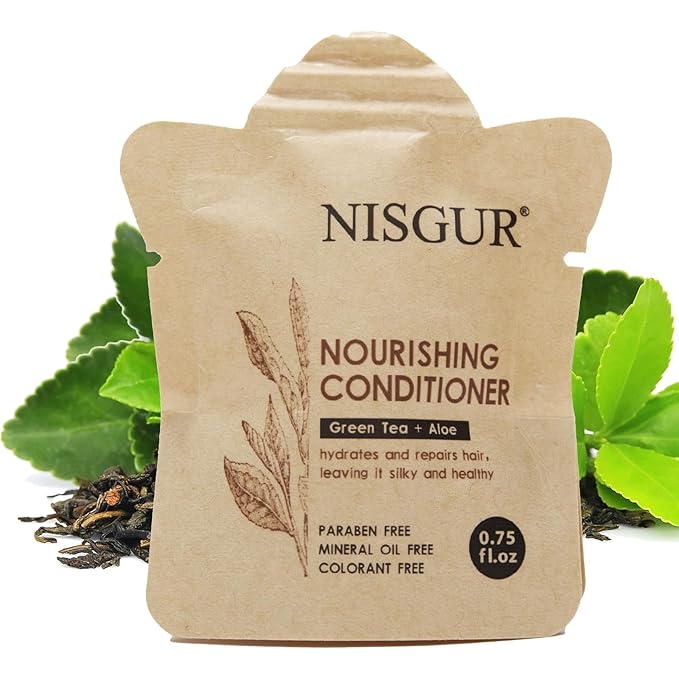 Hotel Conditioner Bulk 0.75 oz 100 Pack Non Plastic Travel Size Conditioner Paper Pouch Packed Aloe and Green Tea Extract Infused