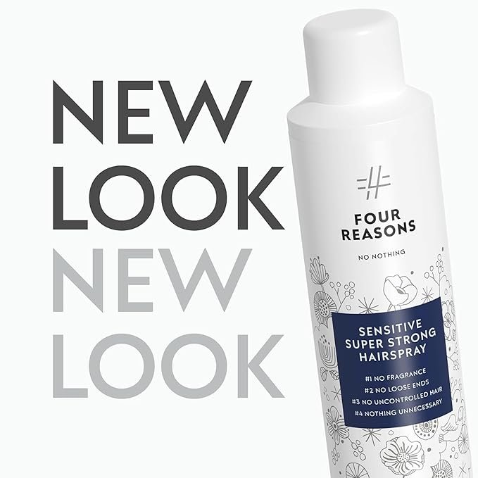 No Nothing Sensitive Extra Hold Hairspray, Unscented Finishing Spray for Styling, Wind & Humidity Protection, Reduces Frizz & Split Ends, Flexible Brushable Hold, Hypoallergenic - 2 Pack (7.5 oz Each)