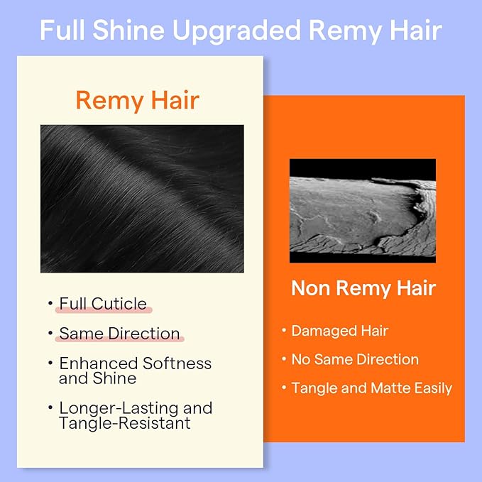 Full Shine Hair Extensions Clip in Human Hair Black 22 Inch Real Human Hair Extensions Clip ins Triple Weft Clip in Human Hair Extensions Straight Thick End 7 Pcs