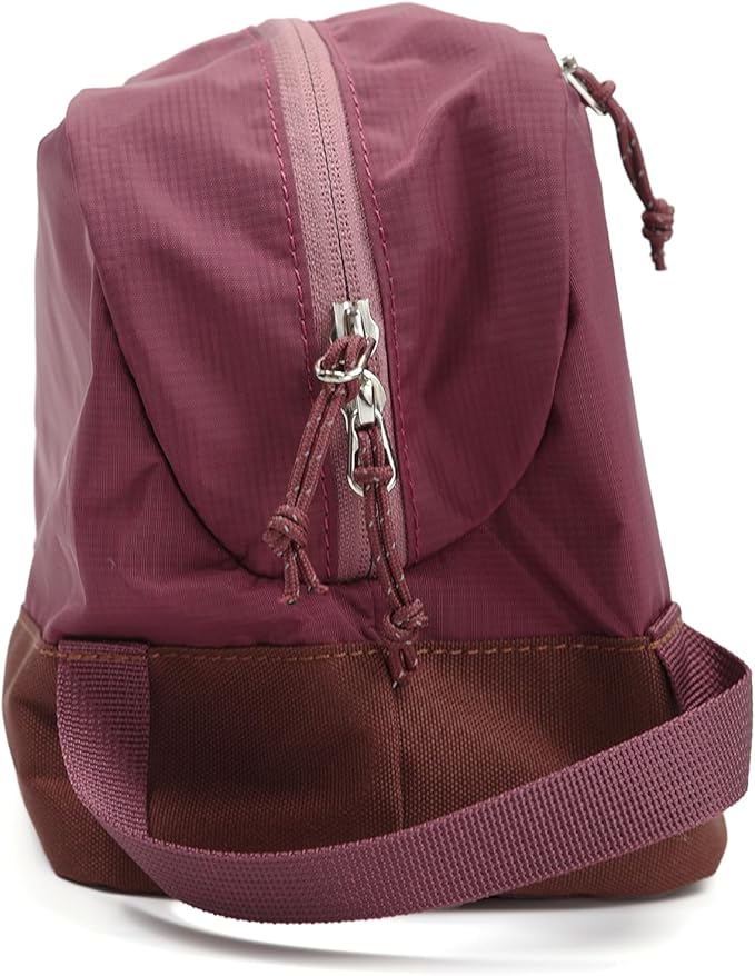 Travel Toiletry Bag 8L for Women, Large Packing Cube with Waterproof TPU Wet/Dry Compartment (02 Valkyrie Red)