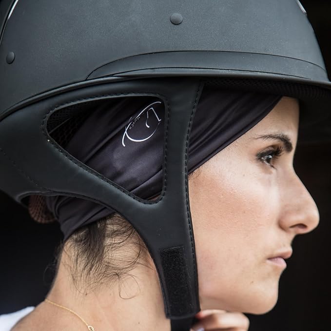 Equestrian Headbands Designed to Wick Moisture and Protect Hair Under Helmets, for Horseback Riding, Biking, and Securing Ear Buds