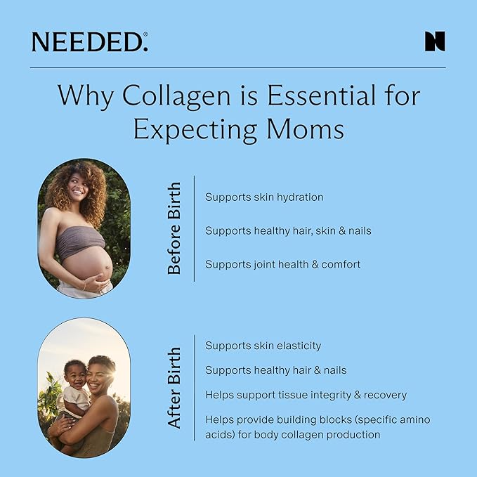 Needed. Hydrolyzed Collagen Protein Powder | Expert-Backed & Clean Sourced | Supports Skin, Hair, Joints | Grass-fed, Pasture-Raised, Hormone-Free | 1lb